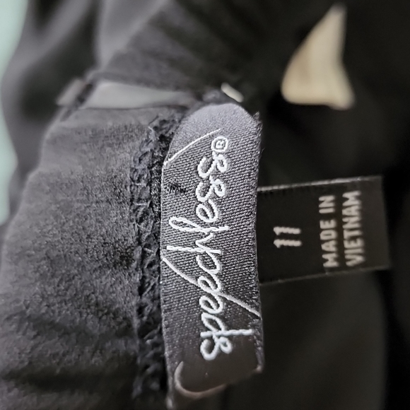 Speechless  Strapless dress floral appliques  Sz 11 - Picture 6 of 9